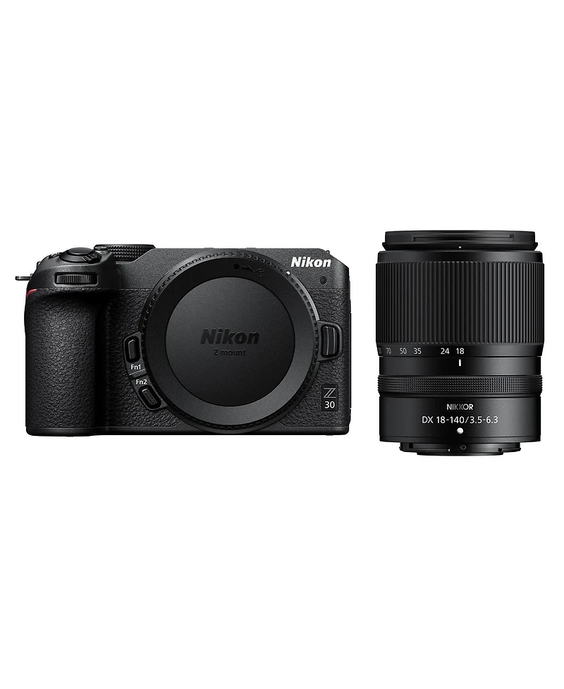 Nikon Z 30 Dx-Format Mirrorless Camera With Nikkor Z Dx 18-140mm f/3.5-6.3 Vr Lens