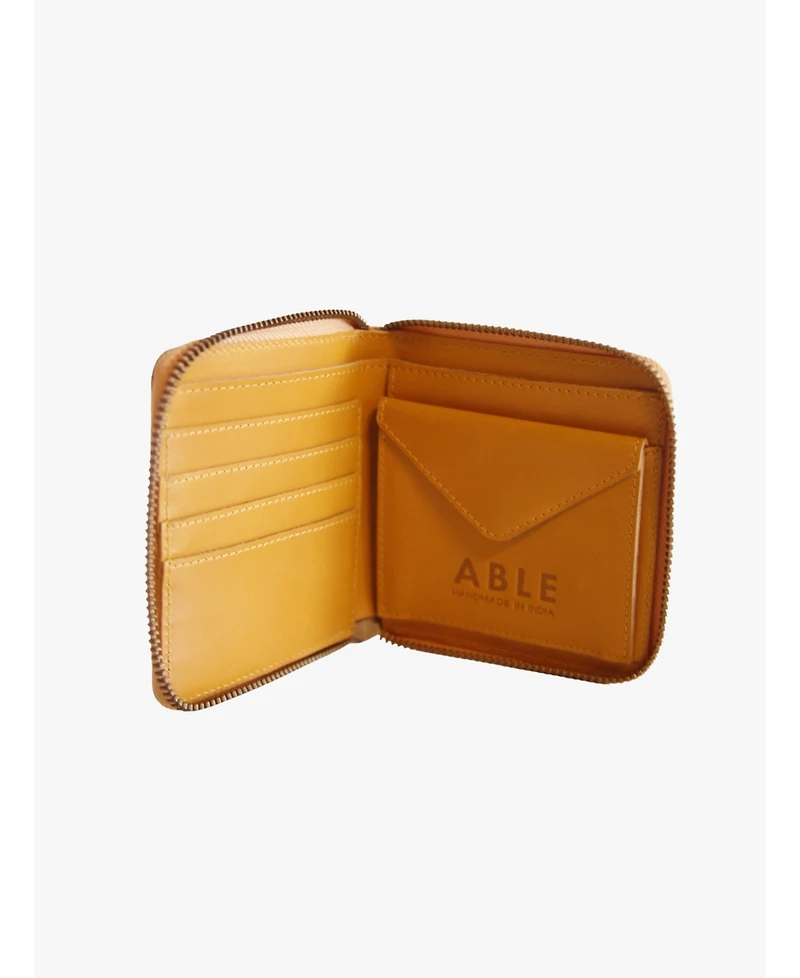 Able Helina Small Zip-Around Wallet