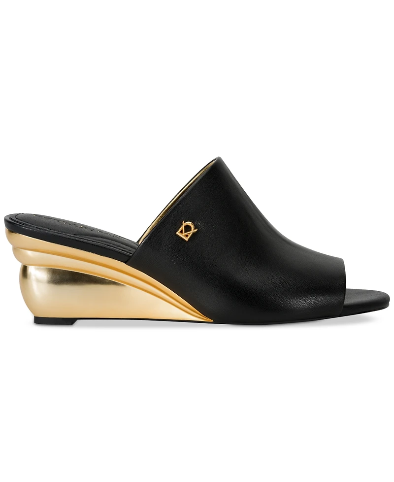 Donna Karan New York Women's Slide Wedge Sandals