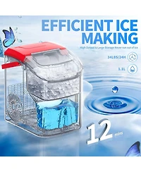 Antarctic Star Nugget Countertop Ice Maker with Soft Chewable