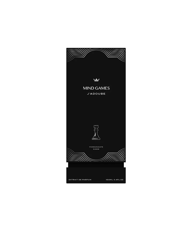 Mind Games J'Adoube - Luxury Perfume with Notes of Madagascar, Pomegranate & Patchouli Oil - Elegant Extrait de Parfum for Women & Men