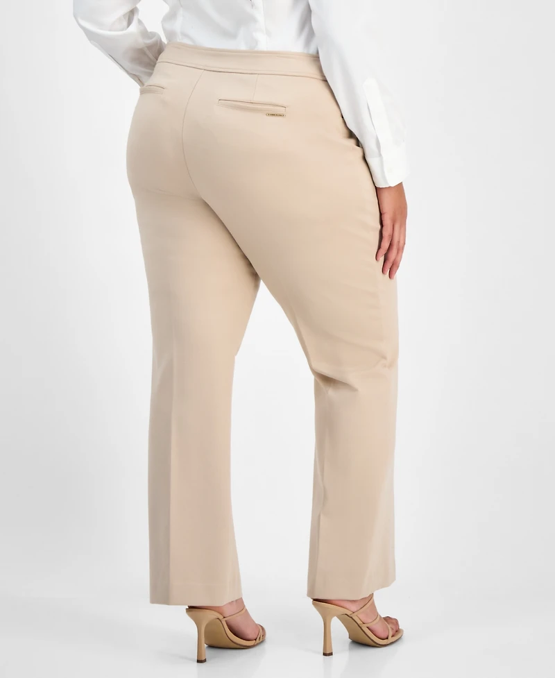 Anne Klein Plus Wide-Leg Trousers