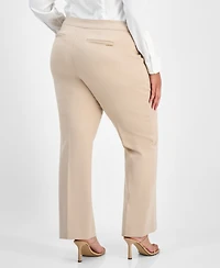 Anne Klein Plus Wide-Leg Trousers