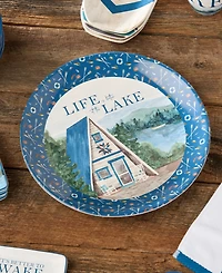 Certified International Wake At The Lake Round Platter
