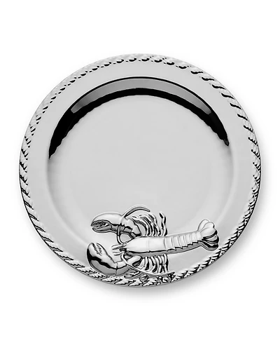 Certified International Silver Plated Lobster Round Platter