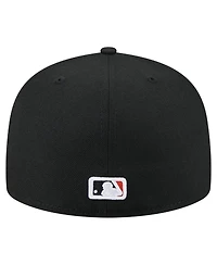 New Era Men's Black Baltimore Orioles Yarn Stitch 59FIFTY Fitted Hat