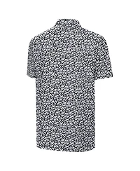 Antigua Men's Gray/Black Usmnt Seasons Polo Shirt