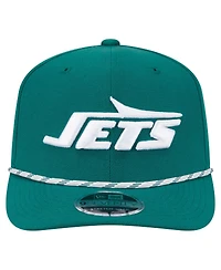 New Era Men's Green New York Jets Gameday Multi Rope 9SEVENTY Stretch-Snap Hat