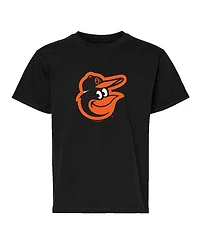 Soft as a Grape Big Boys and Girls Black/Gray Baltimore Orioles T-Shirt, Set of 2