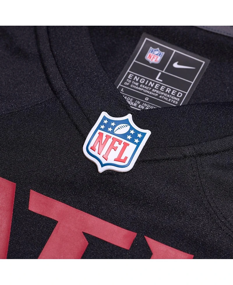 Nike Men's Black Keith Smith Atlanta Falcons Game Jersey