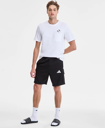adidas Men's Three-Stripes Tiro 9" Cargo Shorts