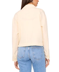 Vince Camuto Women's Point-Collar Zip-Front Jacket