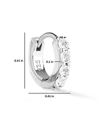 Ana Luisa Huggie Hoop Earrings - Suzanne Silver