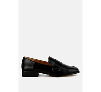 Jongs Metallic Penny Loafers