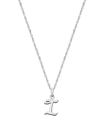Tiny Blessings Girls Children's Sterling Silver Initial 12-14" Necklace
