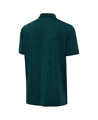 Antigua Men's Heather Midnight Green Philadelphia Eagles Layout Polo Shirt