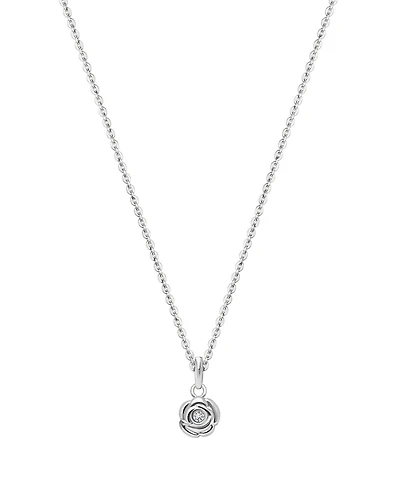 Tiny Blessings Girls Children's 14K Gold Blushing Rose 12-14" Necklace