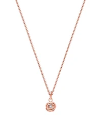 Tiny Blessings Girls Children's 14K Gold Blushing Rose 12-14" Necklace