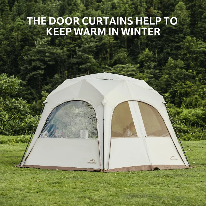 Naturehike Cloud Boundar Tent Door Curtain, Sun Shelter Accessory, Windproof & Privacy Screen for Camping Canopy Tent