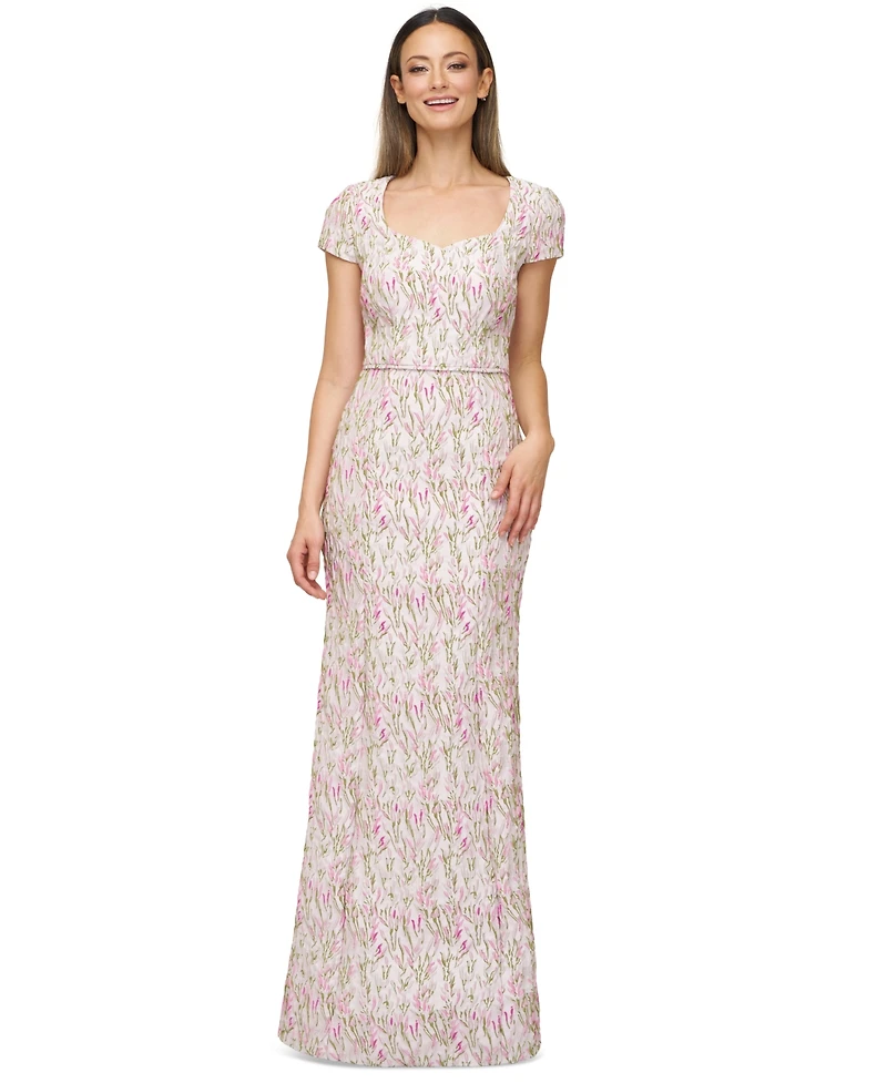 Js Collections Women's Embroidered Sweetheart Mermaid Gown