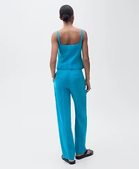 Mango Women's Open Back Suit Vest