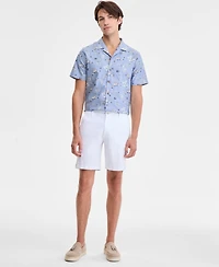 Nautica Classic-Fit 8.5" Stretch Chino Flat-Front Deck Short
