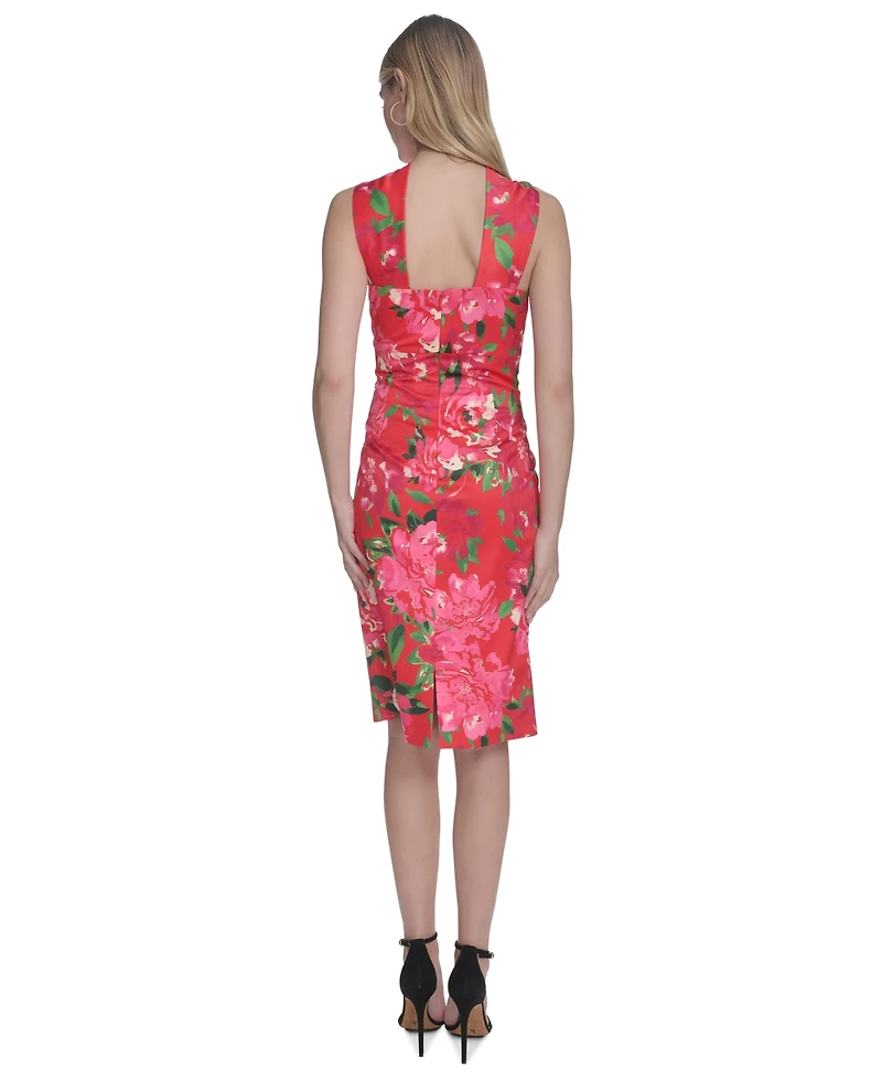 Eliza J Women's Twist Halter-Neck Sheath Dress