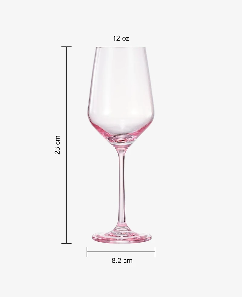 The Wine Savant Contemporary Wine Glasses, Set of 2