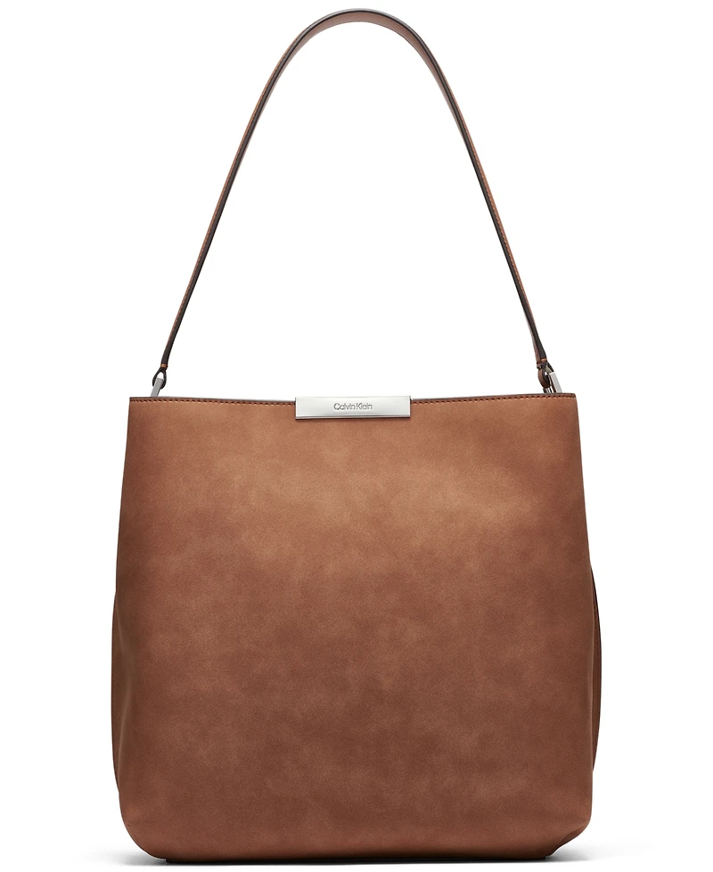 Calvin Klein Jodi Faux Suede Bucket Bag