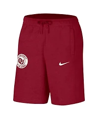 Nike Men's Crimson Oklahoma Sooners Logo Shorts