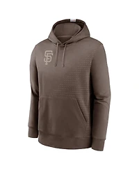 Nike Men's Light Brown San Francisco Giants Statement Pullover Hoodie