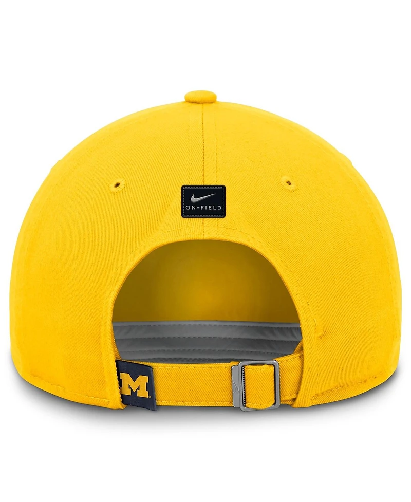 Nike Men's Maize Michigan Wolverines Club Adjustable Hat