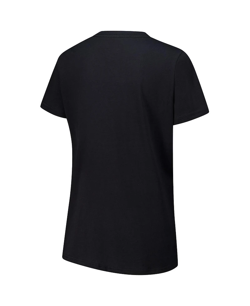 G-iii 4Her by Carl Banks Women's Black Jacksonville Jaguars Post Season V-Neck T-Shirt