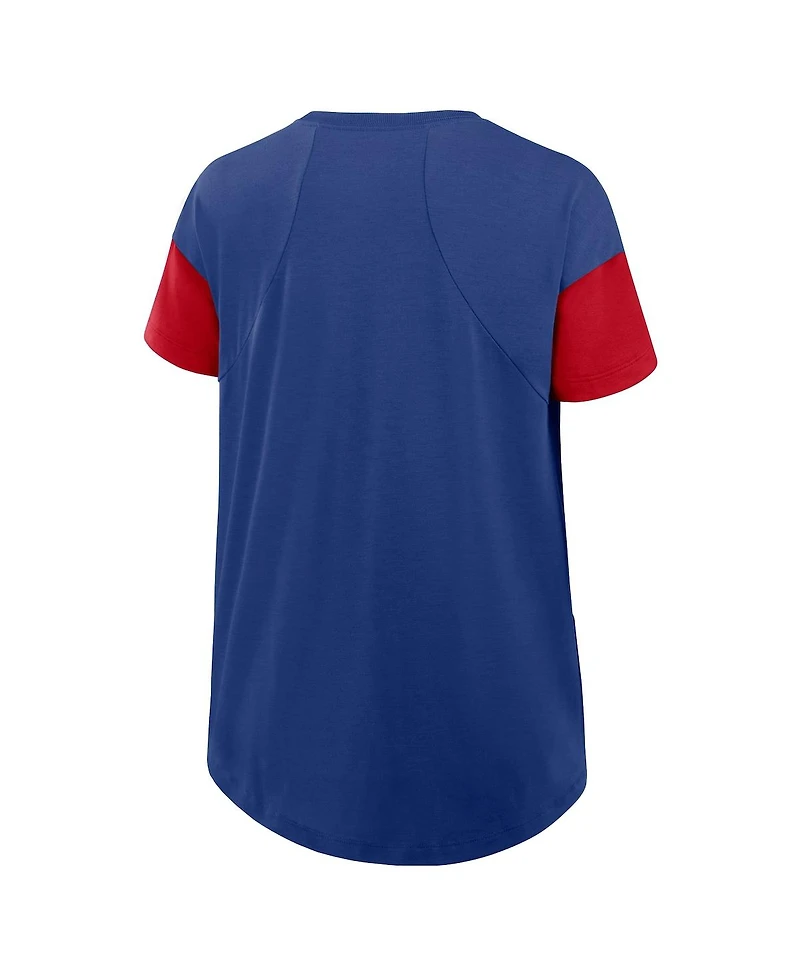 Nike Women's Royal Texas Rangers Flowy T-Shirt