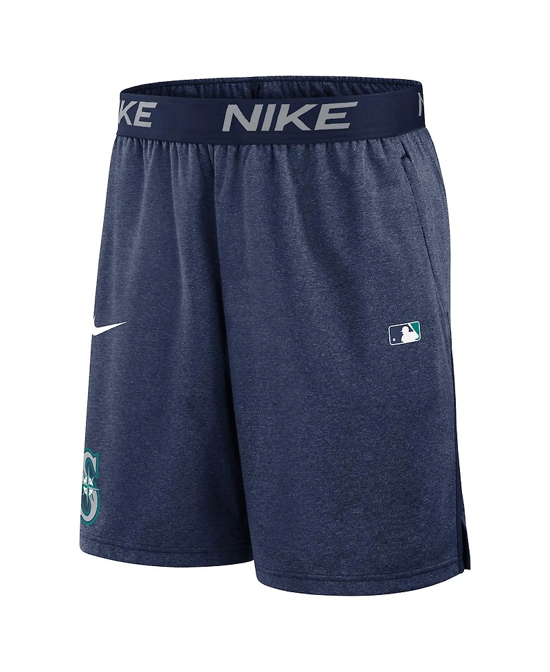 Nike Men's Navy Seattle Mariners Authentic Collection Performance Knit Shorts