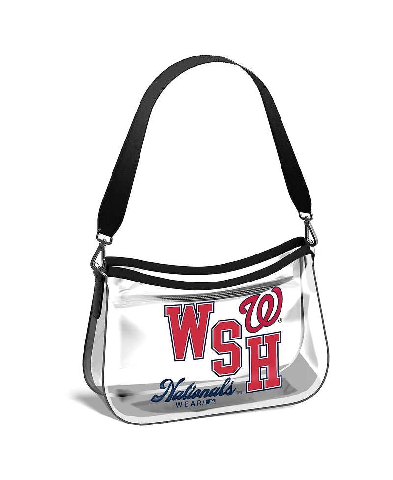 Wear by Erin Andrews Washington Nationals Clear Stadium Mini Purse