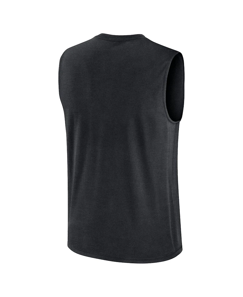 Nike Men's Black Pittsburgh Pirates Knockout Performance Muscle Tank Top