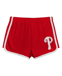 Outerstuff Toddler 2-Piece Red Philadelphia Phillies Double Run T-Shirt & Shorts Set