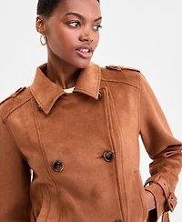 Steve Madden Women's Belted Faux-Leather Jacket