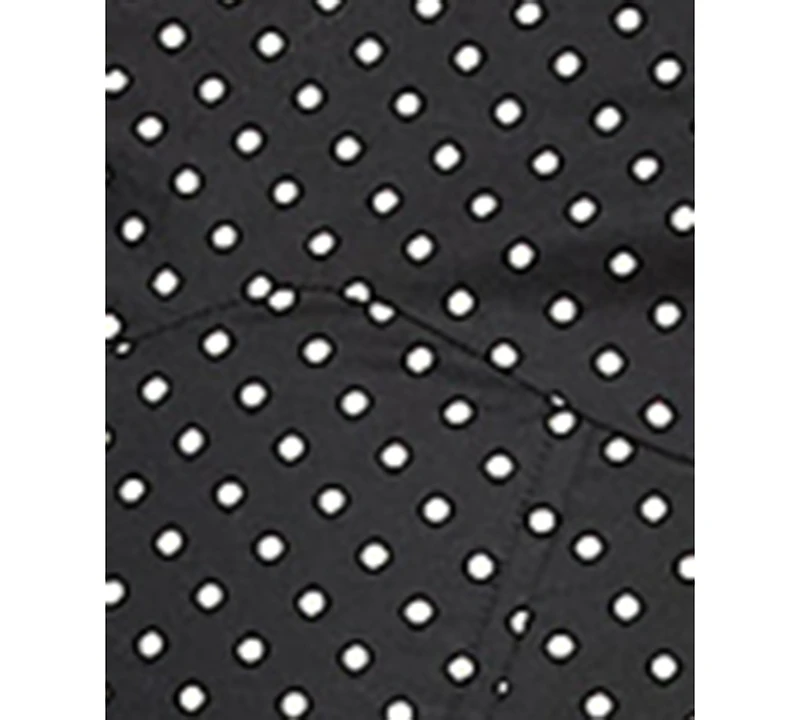 Seni & Cade Juniors' Polka-Dot Shoulder-Tie Midi Dress