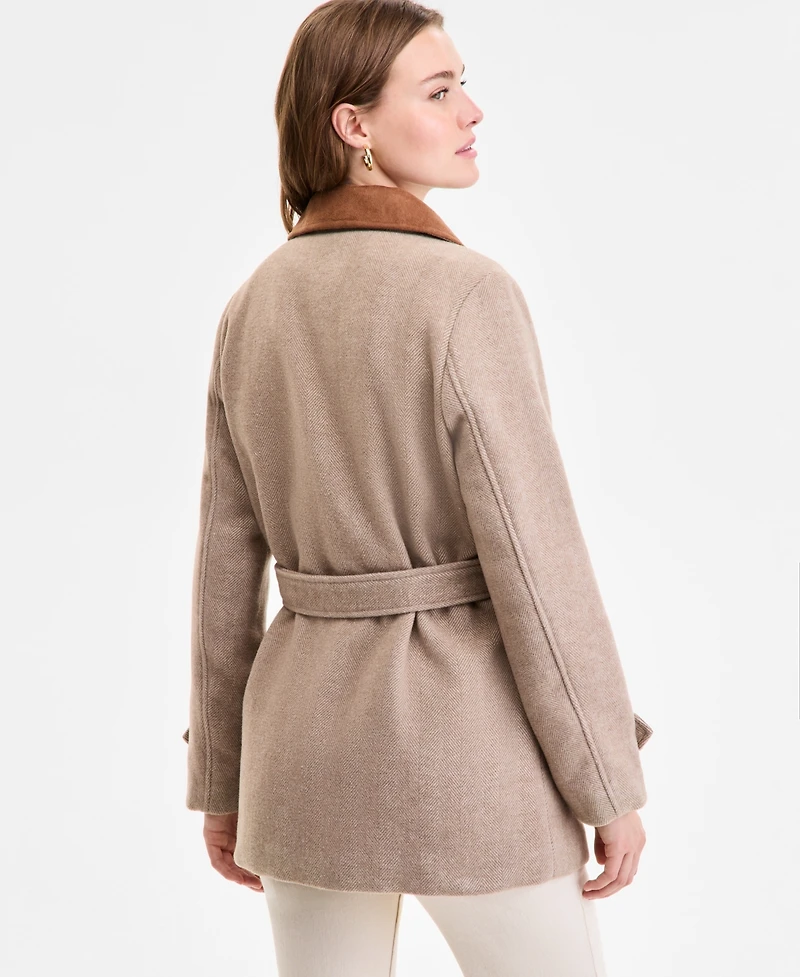 Steve Madden Women's Belted Single-Breasted Jacket