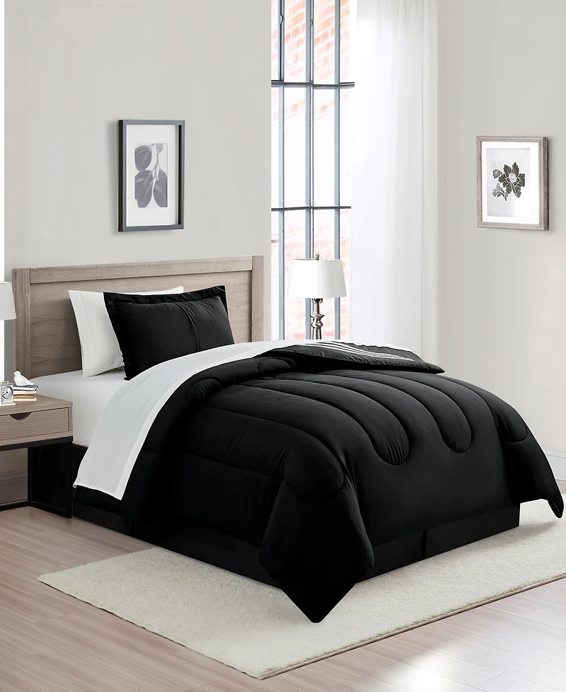 Sunham Aiden Striped 8-Pc. Comforter Sets, Exclusively at Macy's