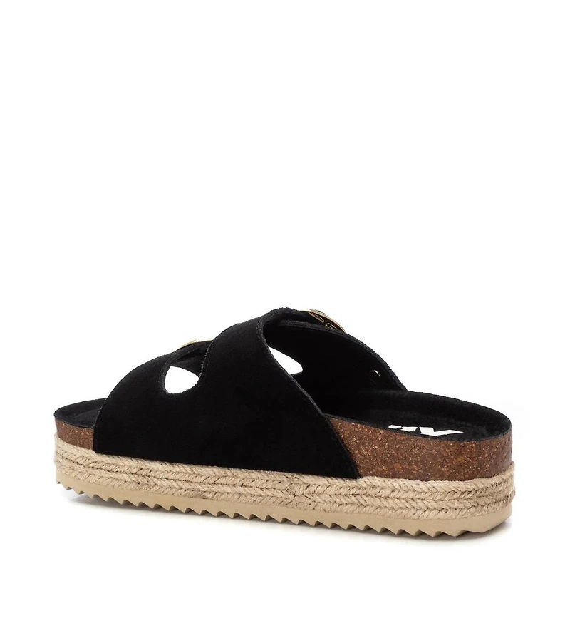 Women's Suede Flat Sandals By Xti