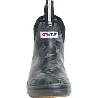 Women's 6 Black Camo Ankle Deck Boot
