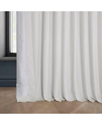 Half Price Drapes Extra Wide Heritage Plush Velvet Room Darkening Curtain