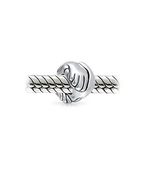 Bling Jewelry Support Friends Hand Sign Symbol Charm Bead Sterling Silver for European Bracelet