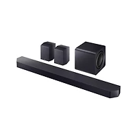 11.1.4 Channel Q-Series Soundbar with Subwoofer and Rear Speakers