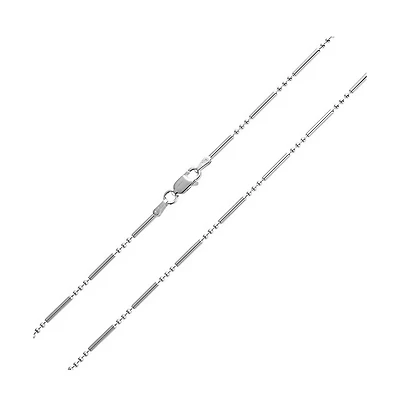 Bling Jewelry Bead Bar Ball 1.5MM Sterling Silver Chain Necklace for Nickel-Free Italy Made
