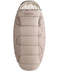 Naturehike Cotton Sleeping Bag, Large & Breathable, Soft Pure Lining, Washable with Foot Zipper for Ventilation, Lightweight Spacious