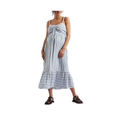 Ripe Maternity Lana Tie Front Dress